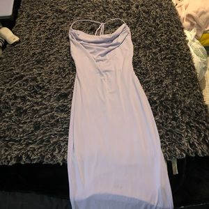 Super Fitted lavender color Fashion Nova dress